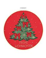 Rico Design borduurpakket kerstboom 100380 telpatroon incl. borduurring