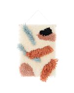 Rico design smyrnapakket wandhanger gekleurd motief 100426 voorbedrukt incl. ophangstok