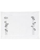 Rico Design borduurpakket placemats grassen zwart/wit 2 st. 100440 telpatroon