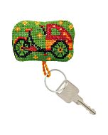 Permin borduurpakket Sleutelhanger Fiets 11-2432