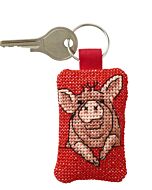 Permin borduurpakket Sleutelhanger Varken 11-5153 telpatroon