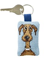 Permin borduurpakket sleutelhanger Hond 11-5154 telpatroon