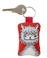 Permin borduurpakket sleutelhanger Kat 11-5155 telpatroon