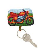 Borduurpakket Sleutelhanger Motor  Permin 11-2435