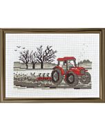Permin borduurpakket Tractor 13-1390