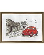 Permin borduurpakket Rode Kever 13-1391