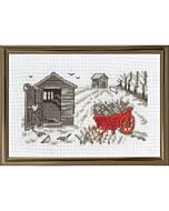 Permin borduurpakket Schuurtje 13-1394