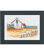 Permin borduurpakket Schapenboerderij aan de kust 13-3156