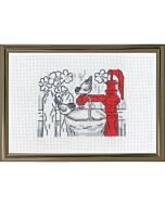 Permin borduurpakket Waterpomp 13-3301 telpatroon