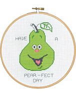 Permin borduurpakket have a pear-fect day 13-4155 telpatroon