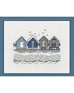 Borduurpakket Strandhuisjes van Permin 13-9118