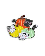 Letistitch Needle Minder poezen met pompoenen