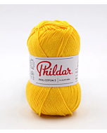 Phildar Phil Coton 3 katoen kleur soleil 45