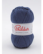 Phildar Phil Coton 3 katoen kleur marine 56
