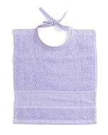 Rico Design baby slabbetje met aida rand om te borduren baby lila 145021