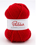 Phildar Partner 6 wol kleur rouge 84