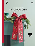 borduurboek nr. 185 "Maak er een strik om" 16 expressieve kerstborduurmotieven.