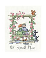 Heritage Crafts borduurpakket ons speciale plekje 1906A telpatroon