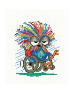 Heritage Crafts borduurpakket vosje met bij 1701A telpatroon