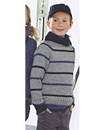 Phildar breipakket jongens streeptrui van partner 3.5