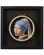 Pako borduurpakket meisje met de parel 212.374 telpatroon excl. borduurring