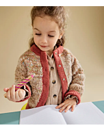 Phildar kinder bomberjack breien van Phil Super baby & Phil Mosaïque (229, M1)