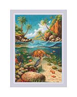 Riolis borduurpakket tropische onderwaterwereld 2305 telpatroon