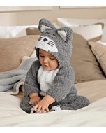 Phildar baby kruippakje breien van Phil Partner 3,5 & Douce (230, M22)