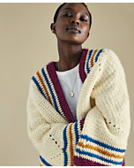 Phildar dames vest haken van 3 verschillende garens (231, M10)