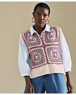 Phildar dames spencer haken van Phil Ecolaine (231, M13)