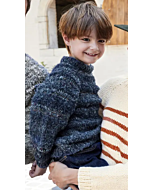 Phildar kinder trui breien van Phil Mosaique (232, M10)