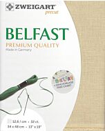 Zweigart linnen borduurstof Belfast 32ounts/12,6 draden per cm kl.233 beige afm. 48x68cm