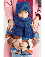 Phildar kinder muts & sjaal breien Phil Merino's 3,5 (234, M5)