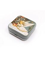 Letistitch metalen naaldendoosje kerst engeltje