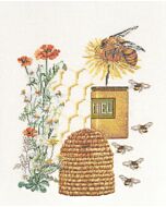 Thea Gouveneur borduurpakket merklap 'Honing' 3016A telpatroon