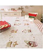 Voorbedrukte loper kerst gebak van Rico om te borduren 40x150cm 31185.52.18