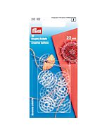 Transparante creatieve knopen van Prym 22mm