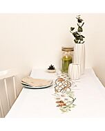 Rico Desing borduurpakket loper christrozenkrenz in platsteek 31207.52.18 borduren 45x100cm