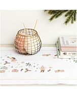 Voorbedrukte kerstloper engel van Rico om te borduren 45X100cm 