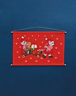 Permin borduurpakket Adventskalender Muizen 34-3284 telpatroon