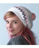 Phildar breipakket damesmuts met pompom