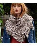 Phildar dames omsladoek om te breien met franjes