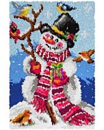 feestelijke sneeuwpop