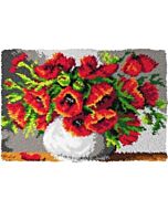 Smyrna Knoopkleed klaprozen boeket 4173 om te knopen.