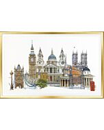 Thea Gouveneur borduurpakket London 470A telpatroon