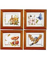 Borduurpakket 4 jaargetijde van Marjolein Bastin Lanarte pn-0007953