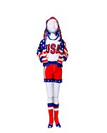 DressYourDoll Zelf Barbiekleren naaien Sporty Stars 'n Stripes
