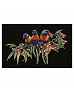 Borduurpakket Bloemstilleven met albasten vaas, Gerard van Spaendonck 1783 Thea Gouverneur  580.05 AIDA ZWART