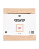 Rico Design decoratief frame vierkant 100211 11x11cm groot.