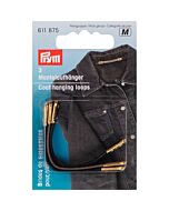 3 Mantelhanger - lusje kunstleer Prym